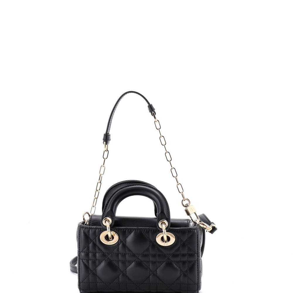 Christian Dior Micro Lady D-Joy Bag Cannage Quilt Lambskin - Picture 3 of 5